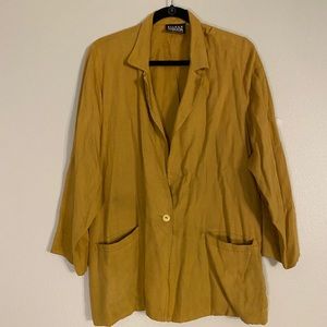 Vintage Eileen Fisher Linen Blazer